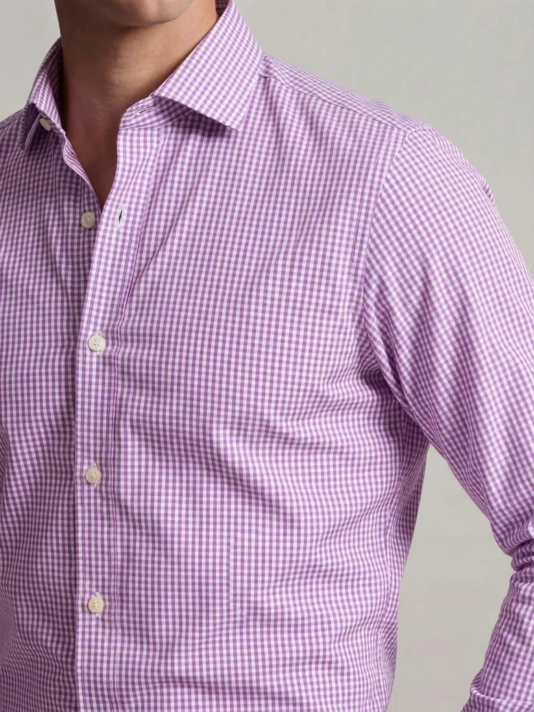 Camicia bianca in popeline facile da stirare