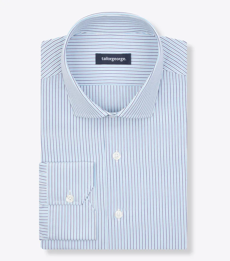 Camicia bianca in popeline facile da stirare
