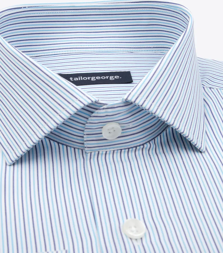 Camicia bianca in popeline facile da stirare