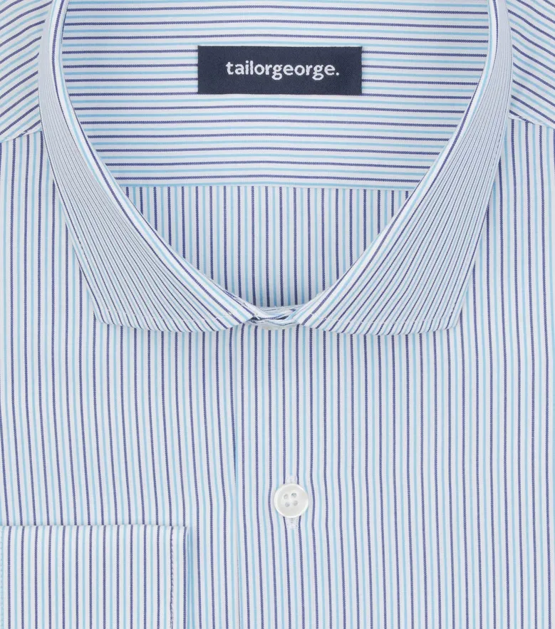 Camicia bianca in popeline facile da stirare