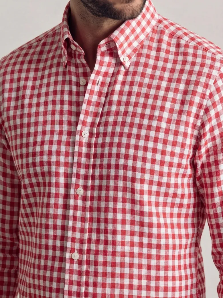 Camicia bianca in popeline facile da stirare